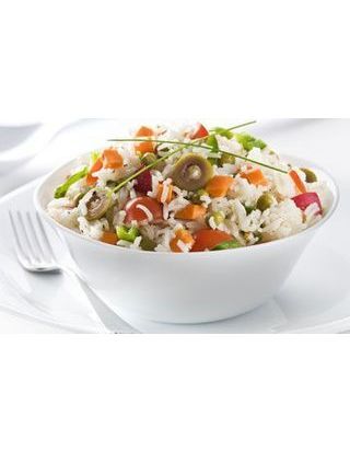 Salade De Riz Safrane Au Thon Pour 6 Personnes Recettes Elle A Table