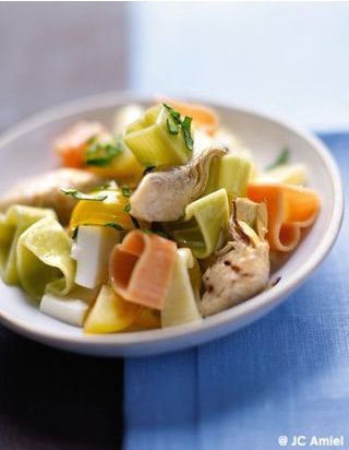 Salade Artichauts Feta Olives Citron Confit Pour 4 Personnes Recettes Elle A Table