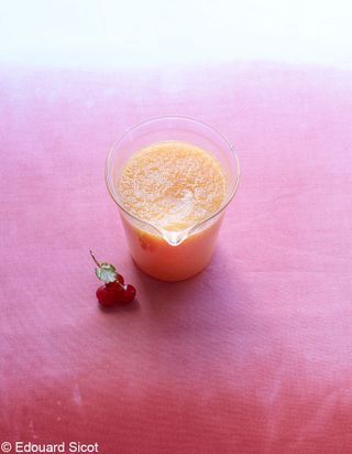 Soupe De Melon Au Banyuls La Recette Quick Pour 6 Personnes Recettes Elle A Table