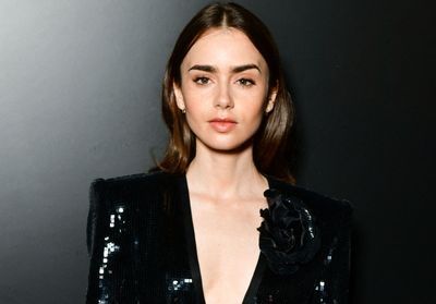 Lily Collins affiche une coiffure hommage à Brigitte Bardot