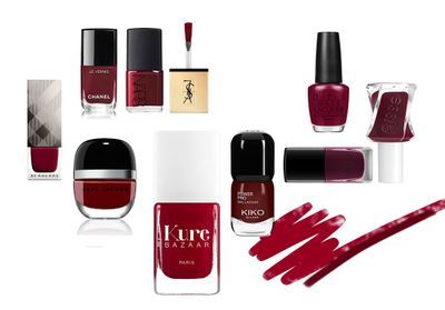 Ces vernis bordeaux qui vont sublimer nos looks d'automne