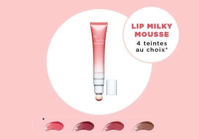 Cette semaine avec ELLE, le Lip Milky Mousse de Clarins en format full size, pour 1€ seulement en plus du magazine