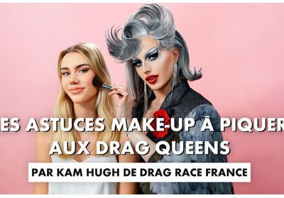 Les astuces make-up à piquer aux drag queens avec Kam Hugh (Drag Race France)