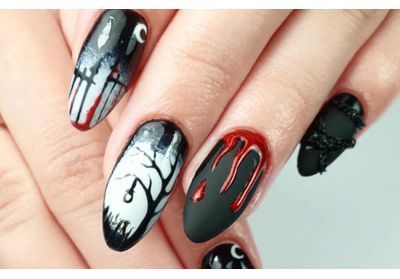 Nail art Halloween : 15 idées pour des ongles flippants