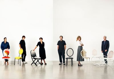 6 designers réinterprètent la chaise médaillon de Monsieur Dior