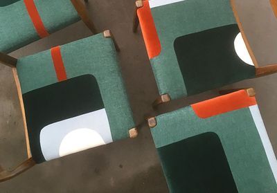 Patchwork et broderie partout dans la déco !