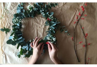 DIY : une couronne de Noël pas kitsch