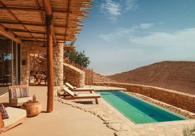 Visite de l'hôtel Shaharut, oasis dans le désert d'Israël