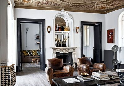 De château néo-gothique à appartement familial, visite d'une métamorphose réussie