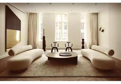 Un loft sculptural, minimal et cosy à New York
