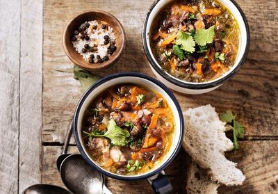 55 soupes de légumes d'hiver