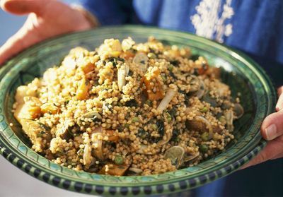 La recette ultime du couscous express tunisien aux légumes frits