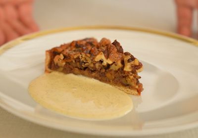 Gourmande et savoureuse, la tarte aux noix d'Adrien Salavert