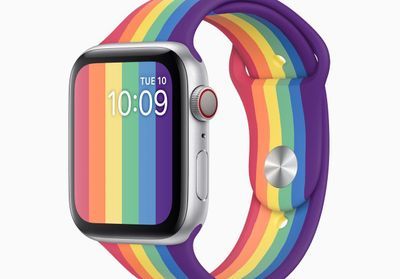 Apple dévoile ses bracelets Apple Watch Pride pour célébrer les fiertés LGBTQ+