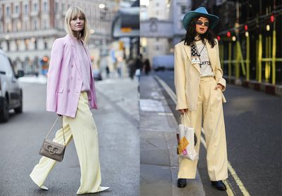 Pourquoi les modeuses portent toutes le tailleur pastel