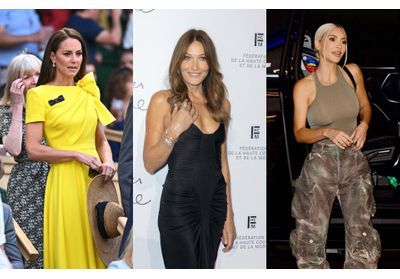 Carla Bruni, Kate Middleton, Kim Kardashian... Le top 5 des looks de la semaine