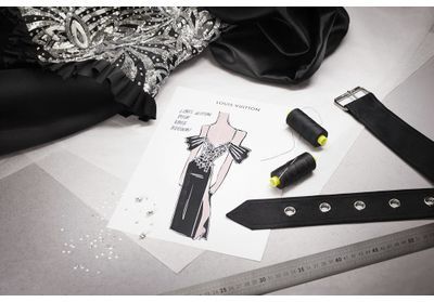 EXCLU Golden Globes : les secrets de fabrication de la robe Louis Vuitton portée par Kate Hudson