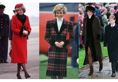 Les plus beaux manteaux de Lady Diana pour l'automne-hiver