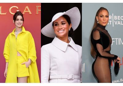 Meghan Markle, Anne Hathaway, Jennifer Lopez... Le top 5 des looks de la semaine