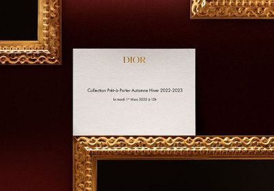 Suivez le défilé Dior automne-hiver 2022-2023 en direct
