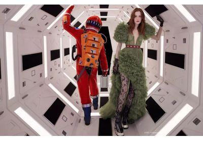 #ElleFashionCrush : Pour sa nouvelle campagne, Gucci rejoue des scènes mythiques de films de Kubrick
