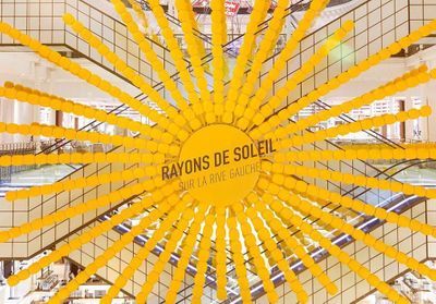 #ElleFashionSpot : « Rayons de Soleil », la nouvelle exposition du Bon Marché nous plonge dans l'été