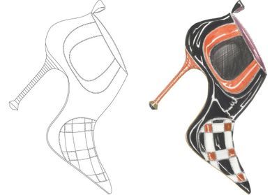 Manolo Blahnik propose ses croquis iconiques à colorier