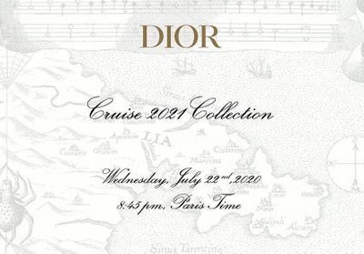 Suivez le défilé Dior Croisière 2021 en direct