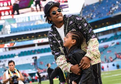 Beyoncé, Jay-Z et leur fille Blue Ivy réunis dans les tribunes du Super Bowl