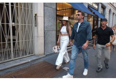 Jennifer Lopez et Ben Affleck : virée amoureuse dans les rues de Milan