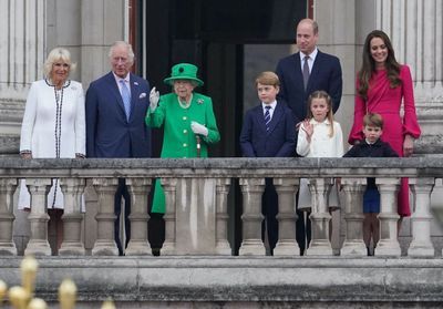 Jubile d Elisabeth II la reine cloture les celebrations aux cotes de Kate Middleton et du prince William