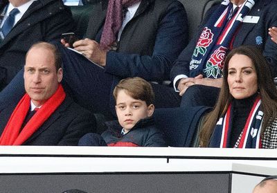 Kate et William en famille avec le prince George au Tournoi des Six Nations