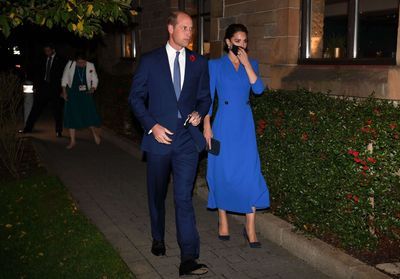 Kate Middleton et le prince William : assortis en bleu lors de la cérémonie d'ouverture de la COP 26