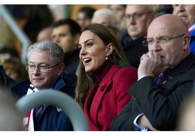 Kate Middleton, supportrice chic dans les tribunes de la Coupe du monde de rugby