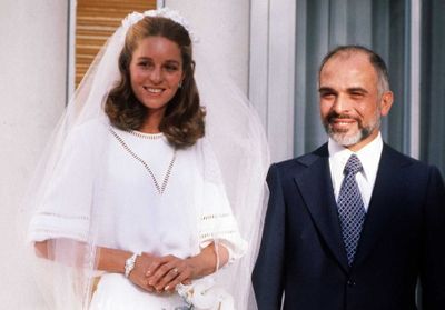 Mariage royal le roi Hussein et Noor de Jordanie une Americaine devenue reine