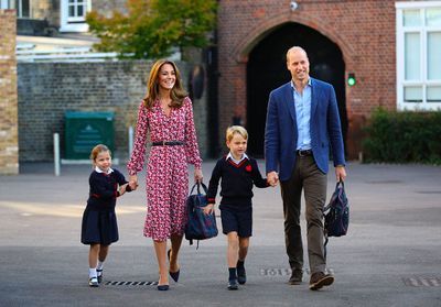 Le prince George et la princesse Charlotte de Cambridge font leur rentrée 