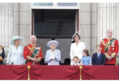 Trooping the Colour : Elisabeth II entourée de son clan au balcon de Buckingham