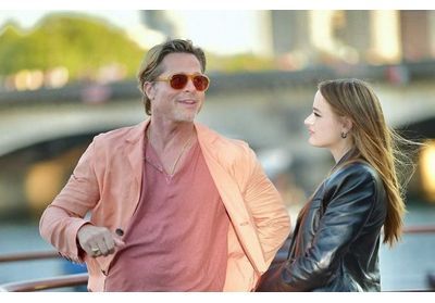 Brad Pitt à Paris : l'acteur charme la capitale aux côtés de Joey King