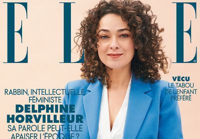 Delphine Horvilleur en couverture de ELLE cette semaine