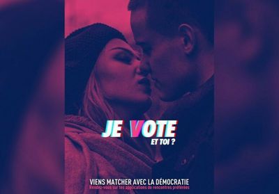Pour la Saint-Valentin, les Jeunes avec Macron propose de « matcher » avec la démocratie