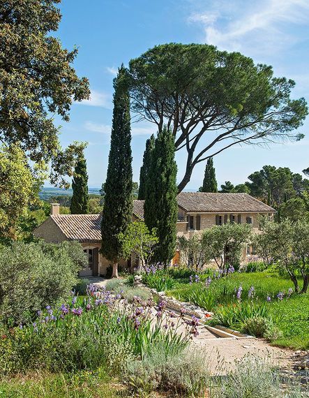 Un mas provençal superbement rénové dans les Alpilles 