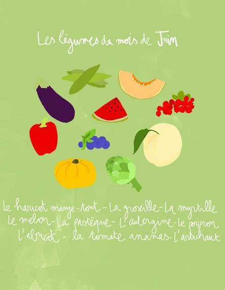 Quels fruits et légumes de saison en juin ?