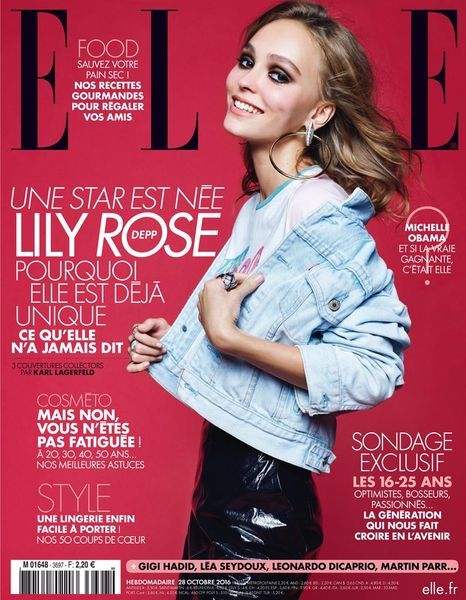 Lily Rose Depp En Couverture De Elle Cette Semaine Elle 