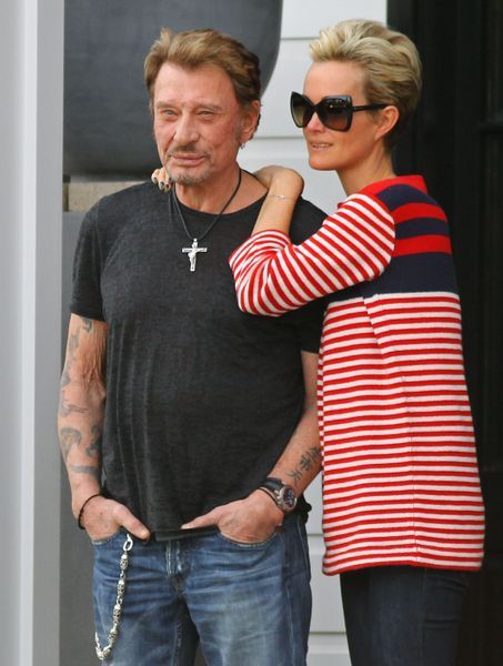 Johnny Hallyday et les femmes de Sylvie Laeticia son