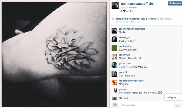 Le Mysterieux Nouveau Tatouage De Guillaume Canet Elle