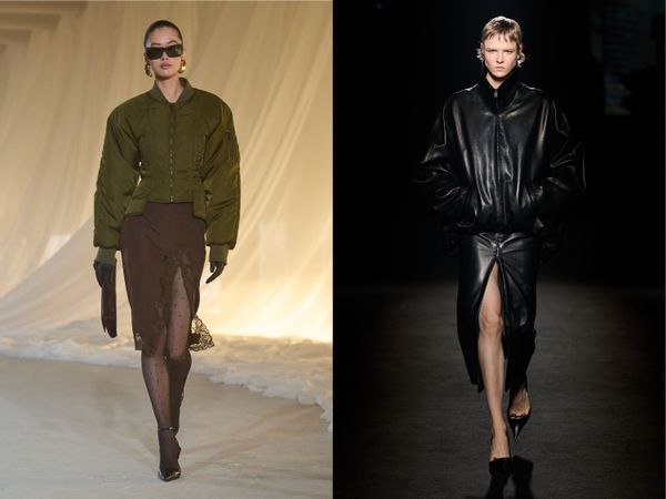 The bomber jacket; Balmain and Balenciaga defied The bomber jacket; Balmain and Balenciaga defied