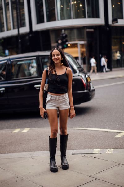 Mini jupe bottes sale