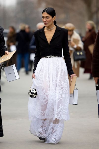 Jupe longue haute couture outlet