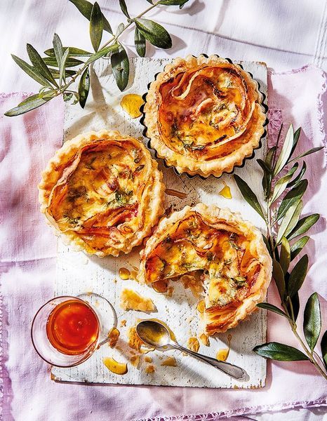 Tartelettes-pancetta-chevre-et-miel