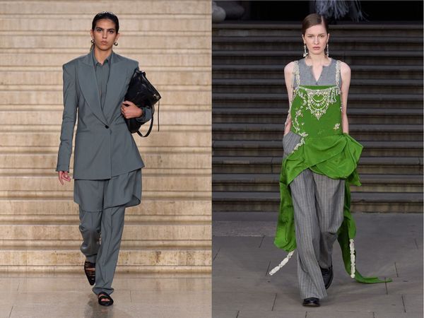 Tove Erdem robe sur pantalon